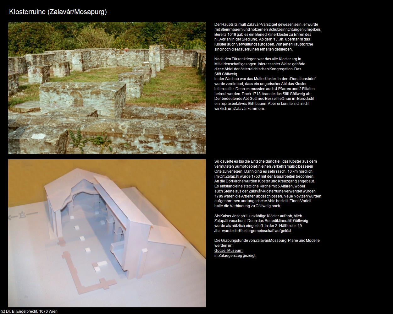 Klosterruine (Zalavár/Mosapurg) in Kulturatlas-UNGARN(c)B.Engelbrecht