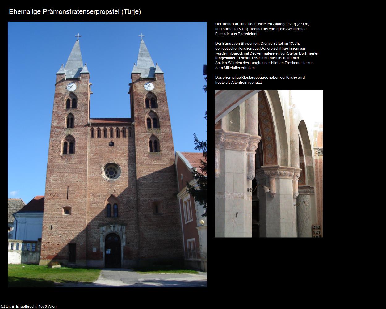 Ehem. Prämonstratenserpropstei (Türje) in Kulturatlas-UNGARN