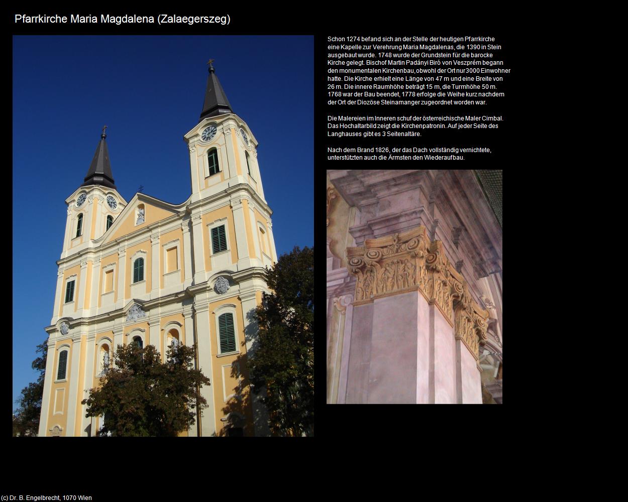 Pfk. Maria Magdalena (Zalaegerszeg) in Kulturatlas-UNGARN