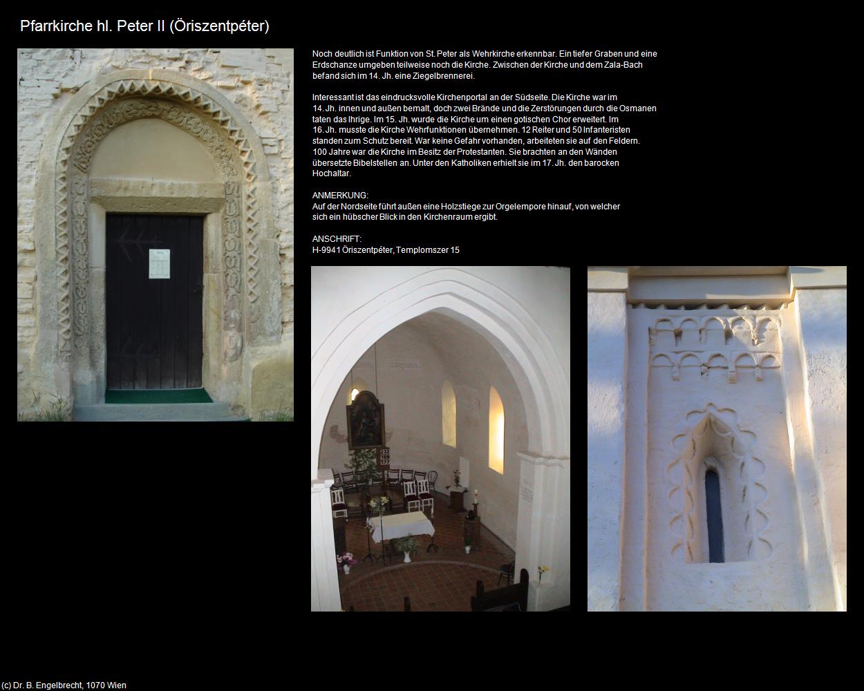 Pfk. hl. Peter II (Öriszentpéter) in Kulturatlas-UNGARN