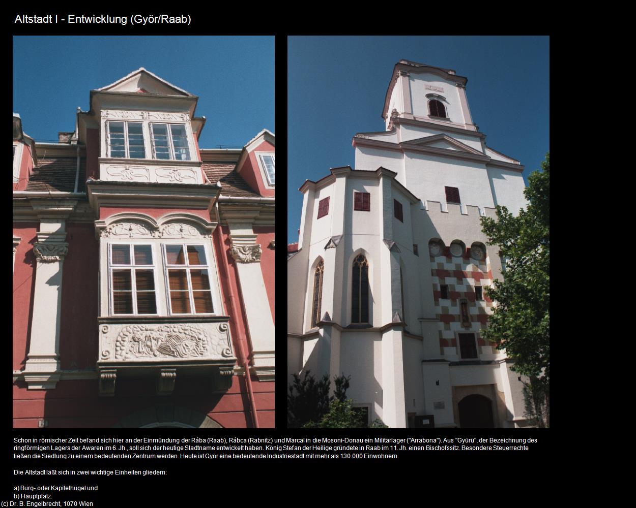 Altstadt I - Entwicklung (Györ/Raab) in Kulturatlas-UNGARN