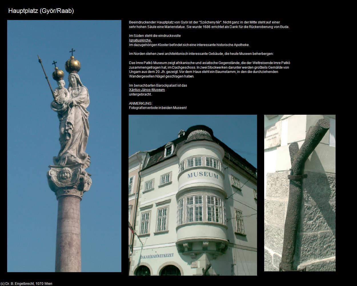Hauptplatz (Györ/Raab) in Kulturatlas-UNGARN(c)B.Engelbrecht