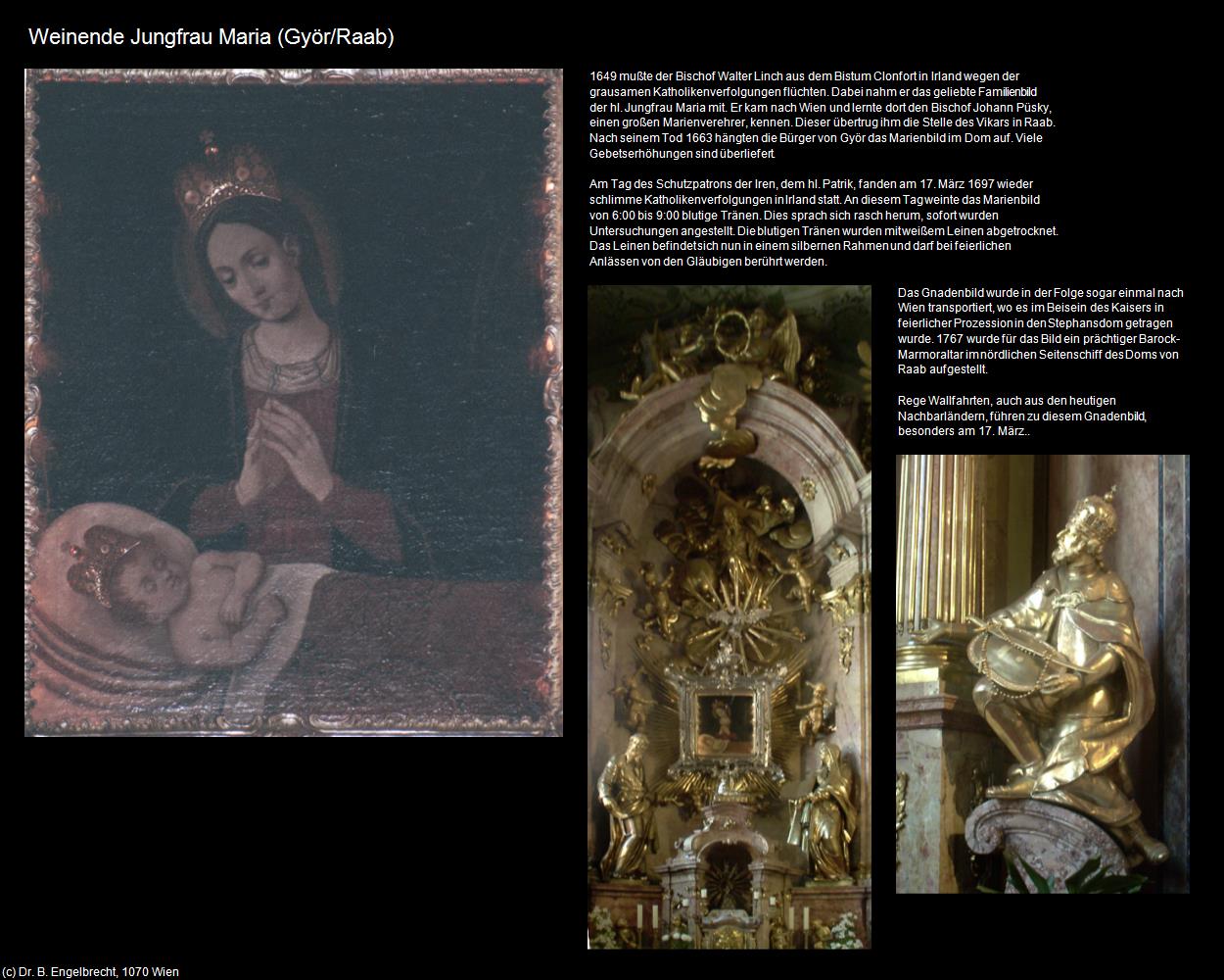 Weinende Jungfrau Maria (Györ/Raab) in Kulturatlas-UNGARN