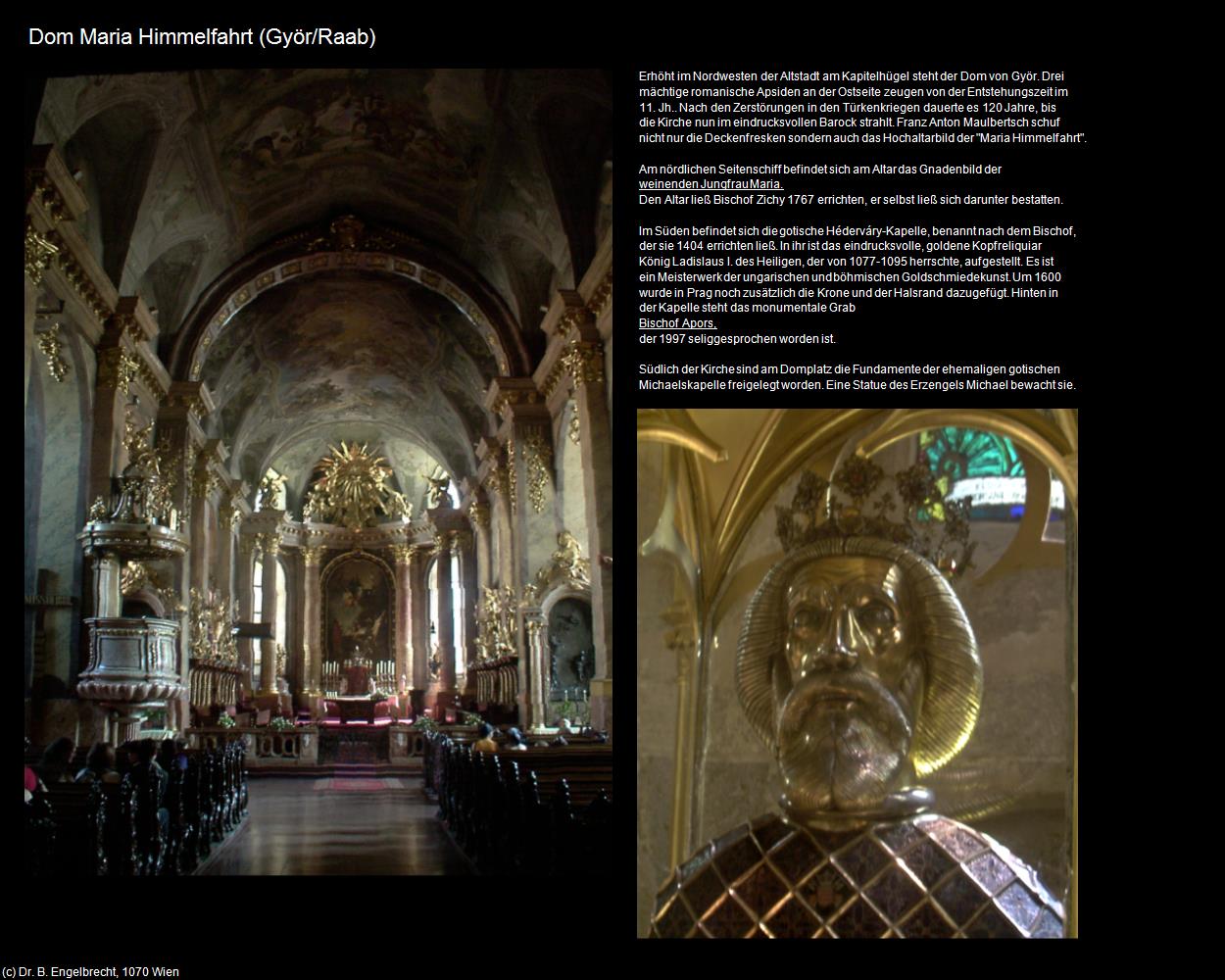 Dom Maria Himmelfahrt (Györ/Raab) in Kulturatlas-UNGARN(c)B.Engelbrecht