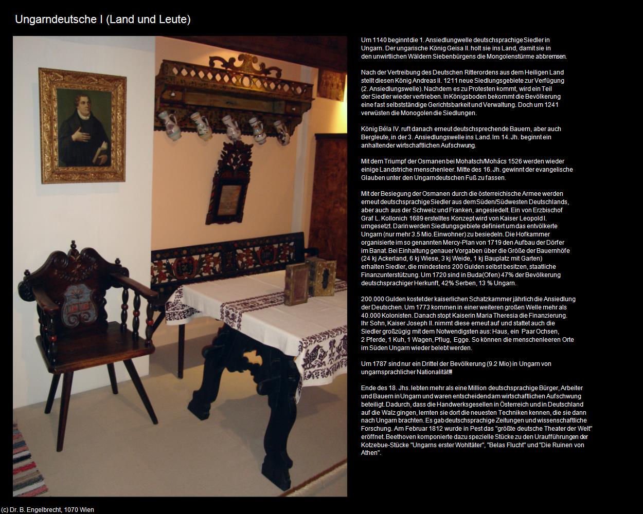 Ungarndeutsche I (+Land und Leute) in Kulturatlas-UNGARN