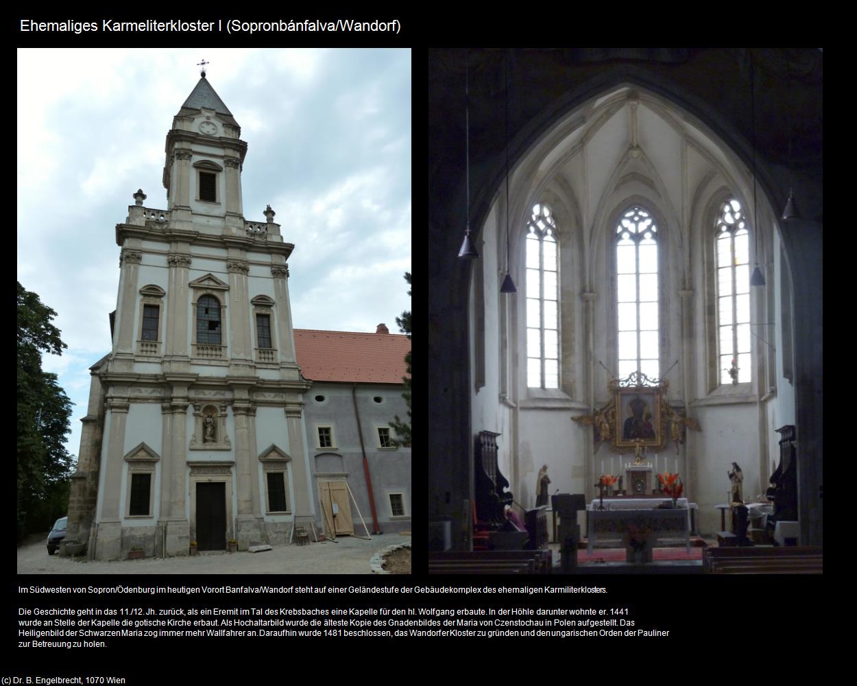 Ehem. Karmeliterkloster I  (Sopronbánfalva/Wandorf) in Kulturatlas-UNGARN