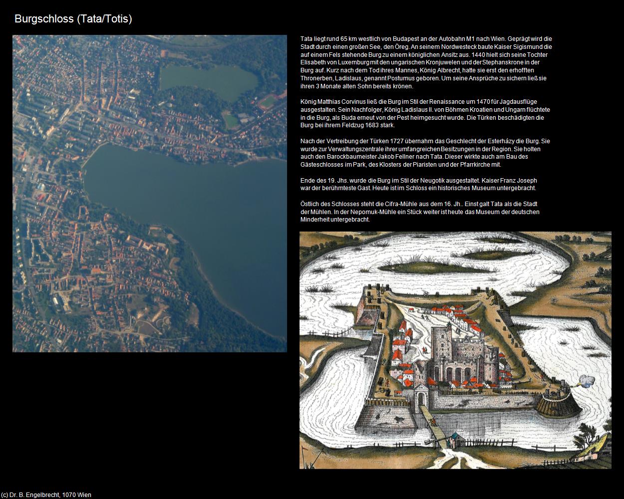 Burgschloss  (Tata) in Kulturatlas-UNGARN