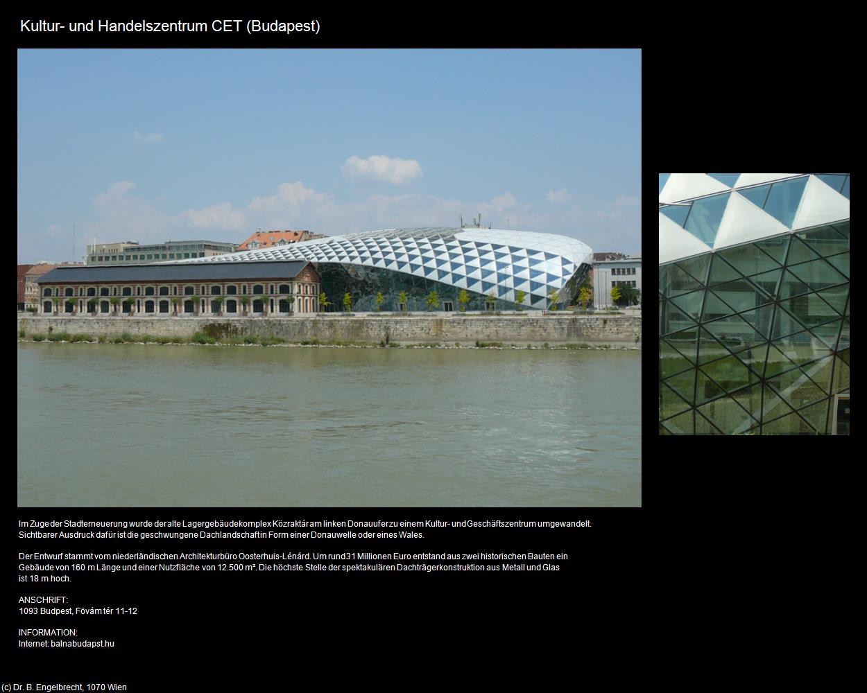 Kultur- und Handelszentrum CET  (Budapest) in Kulturatlas-UNGARN