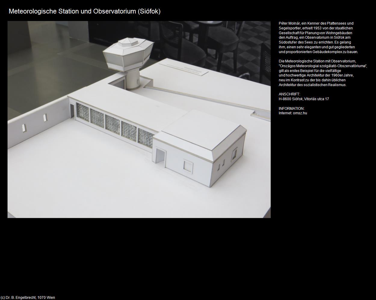Meteorologische Station und Observatorium  (Siófok) in Kulturatlas-UNGARN