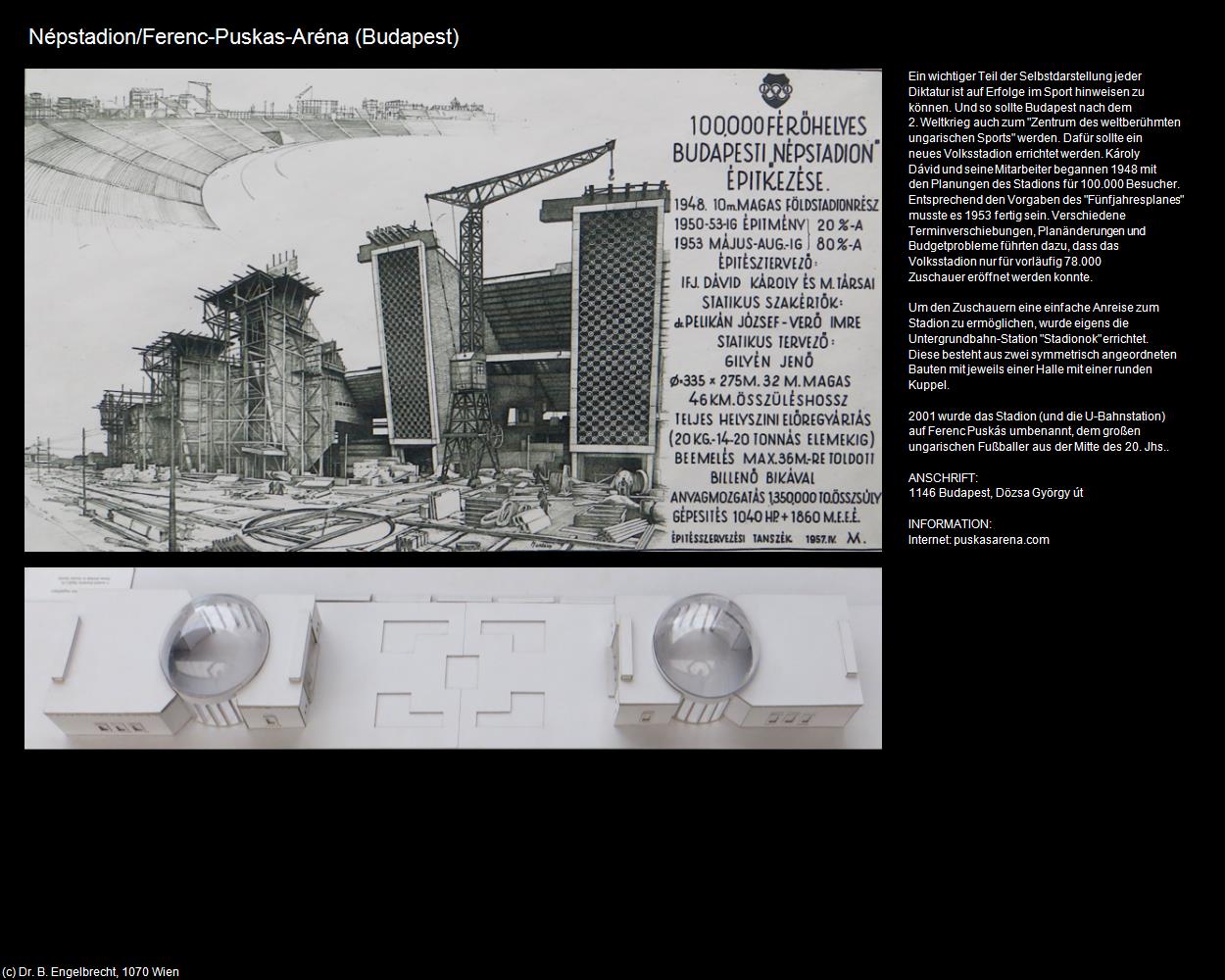 Népstadion/Ferenc-Puskas-Station  (Budapest) in Kulturatlas-UNGARN