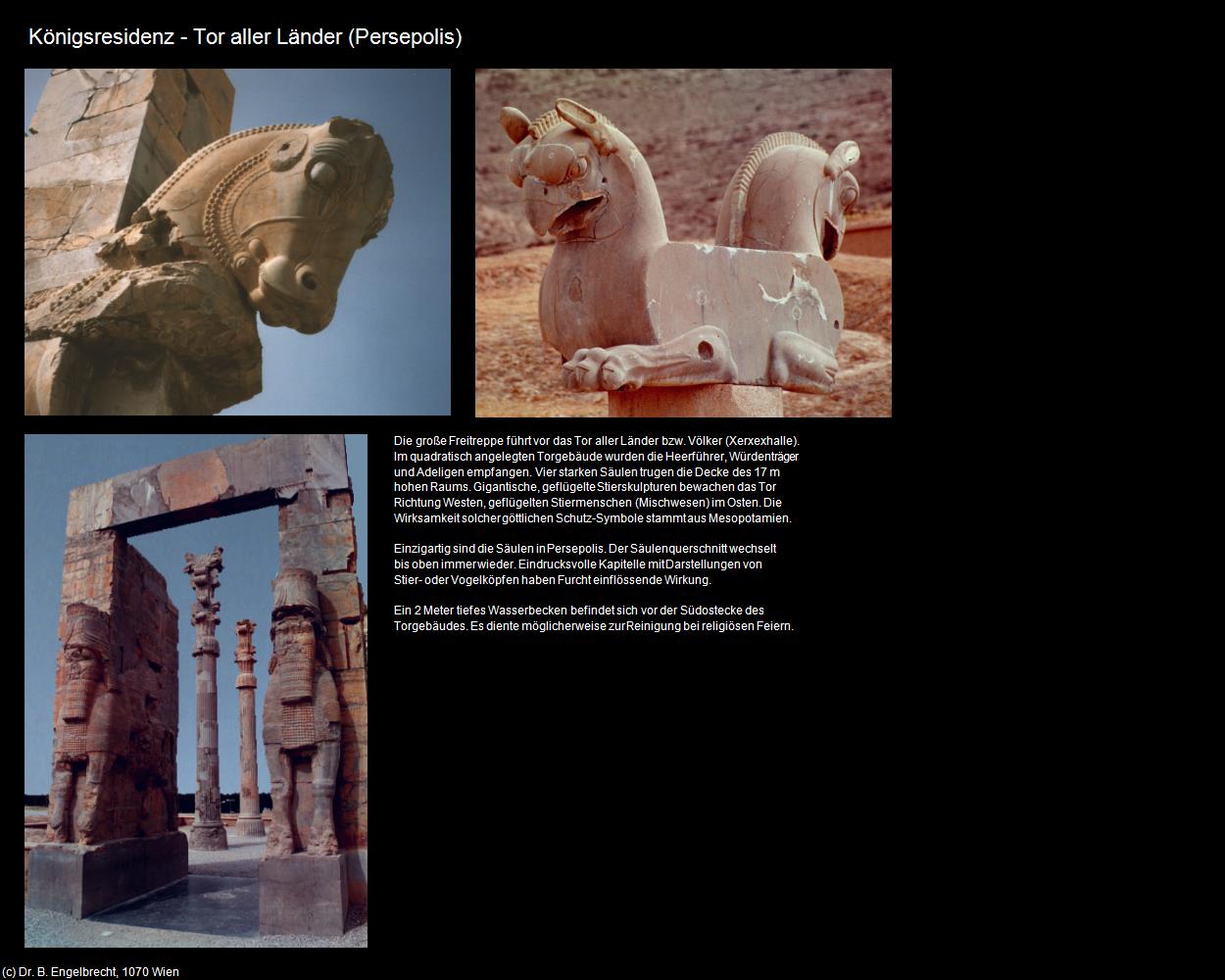 Palast - Tor aller Länder (Persepolis) in Iran