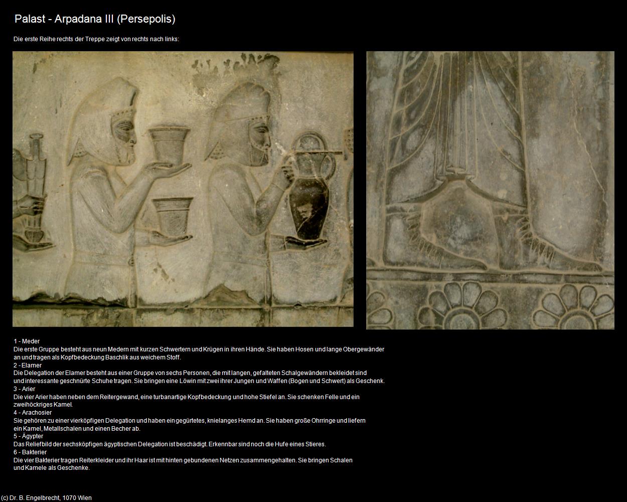 Palast - Arpadana III (Persepolis) in Iran