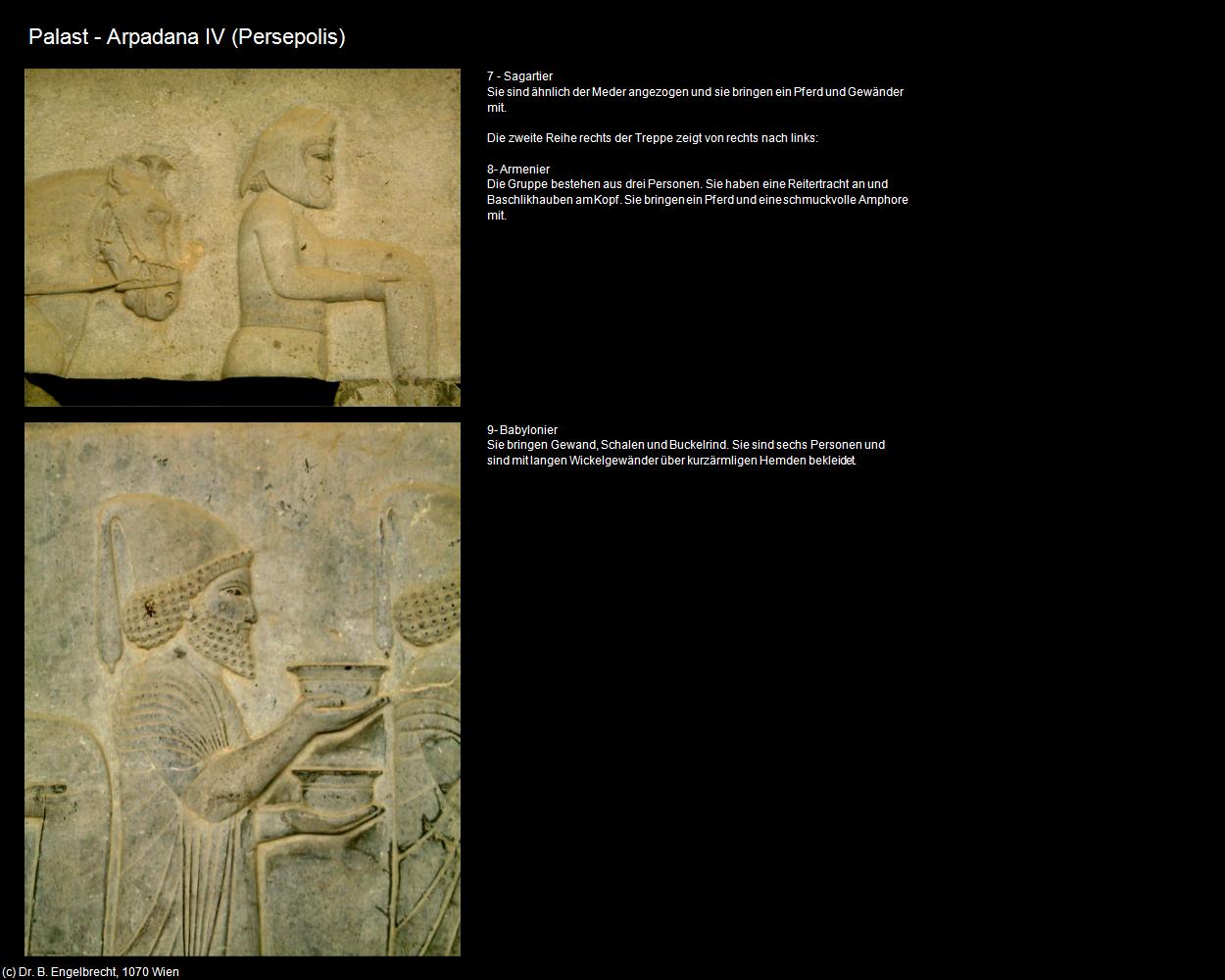 Palast - Arpadana IV (Persepolis) in Iran