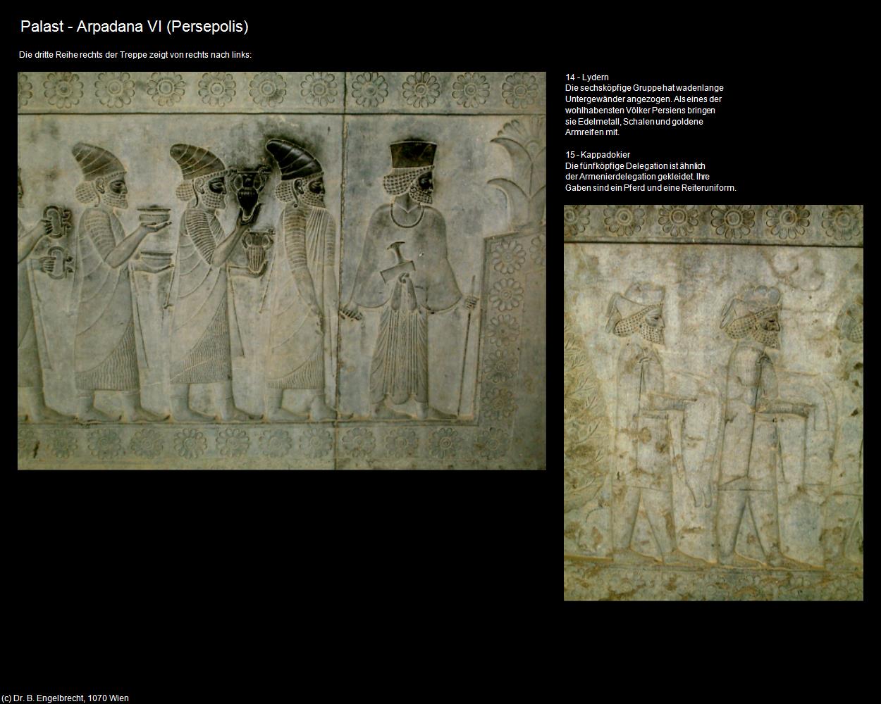 Palast - Arpadana VI (Persepolis) in Iran
