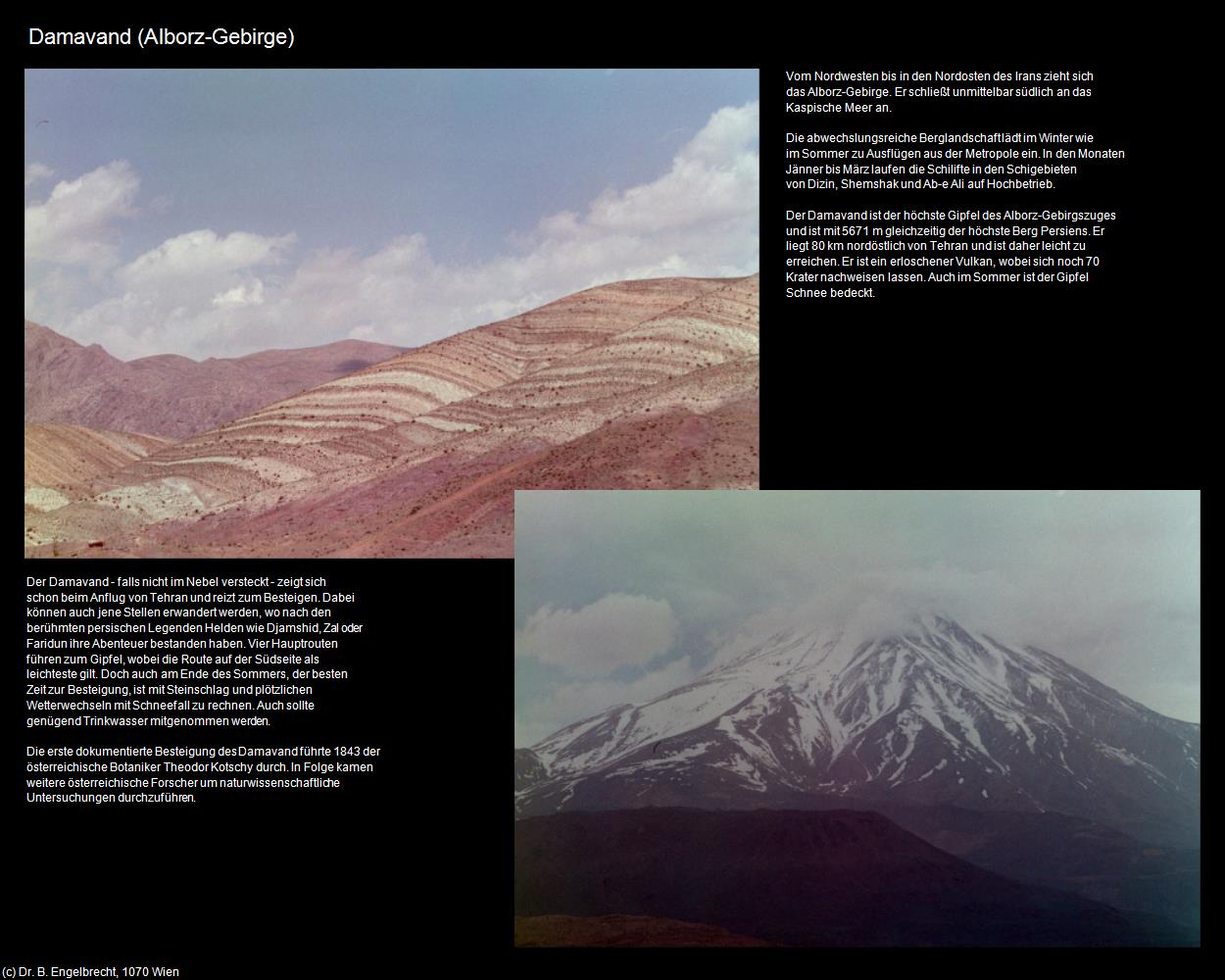 Damavand (Alborz-Gebirge) in Iran