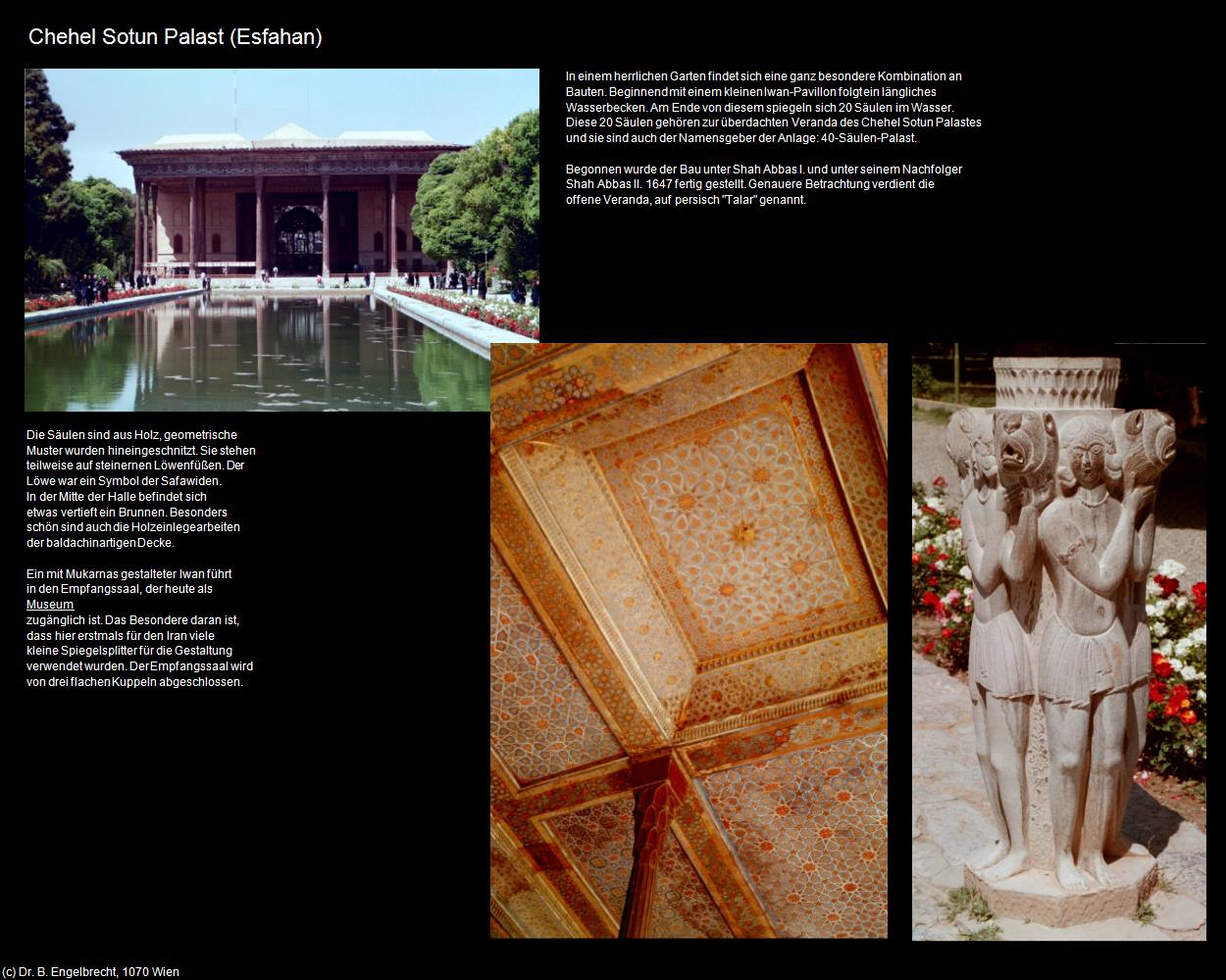 Chehel Sotun Palast (Esfahan) in Iran(c)B.Engelbrecht