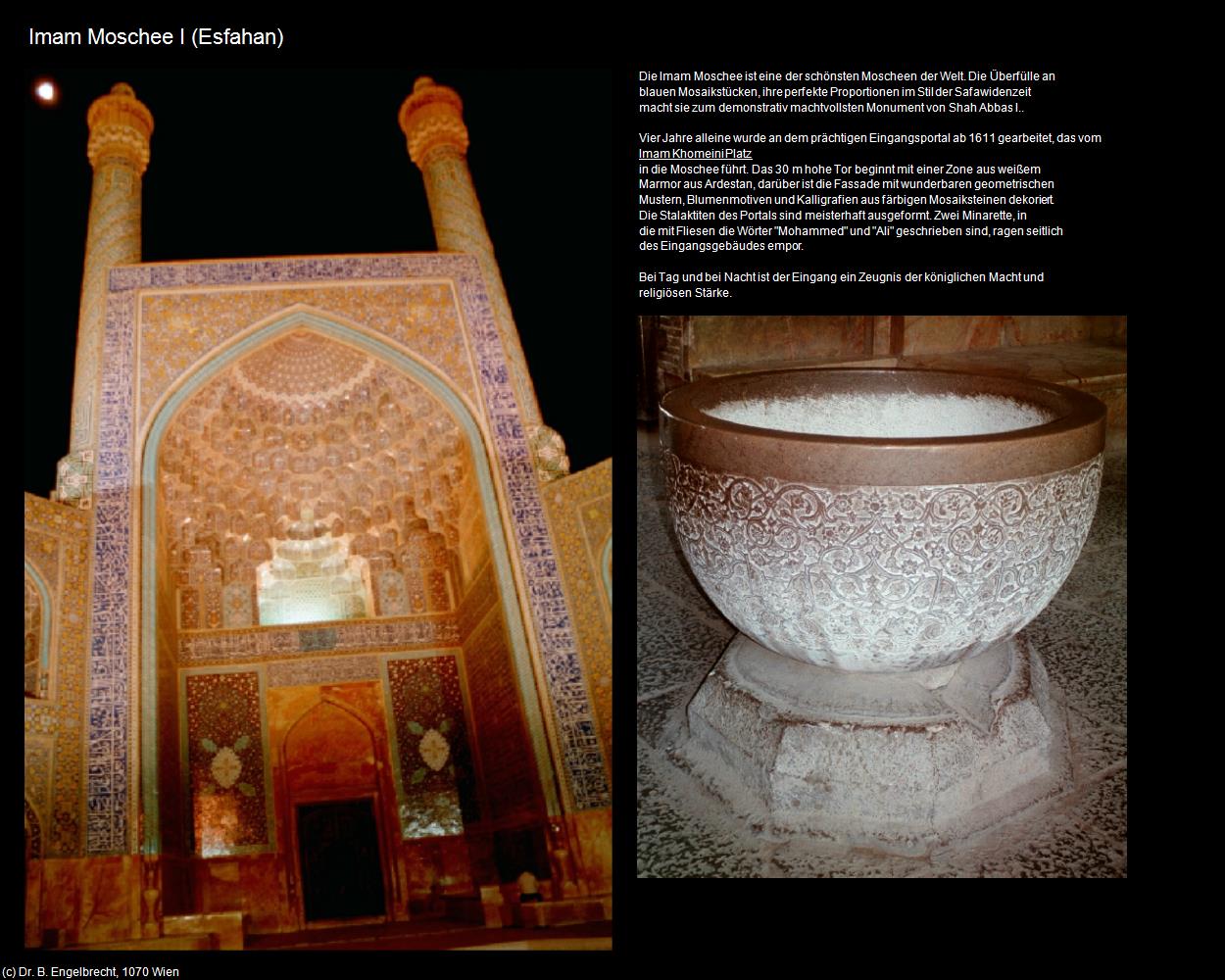 Imam Moschee I (Esfahan) in Iran(c)B.Engelbrecht