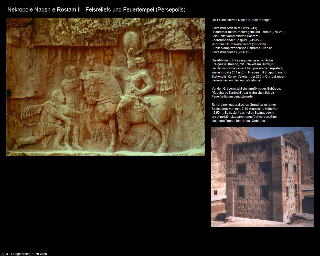 Nekropole Naqsh-e Rostam II (Persepolis) in Iran