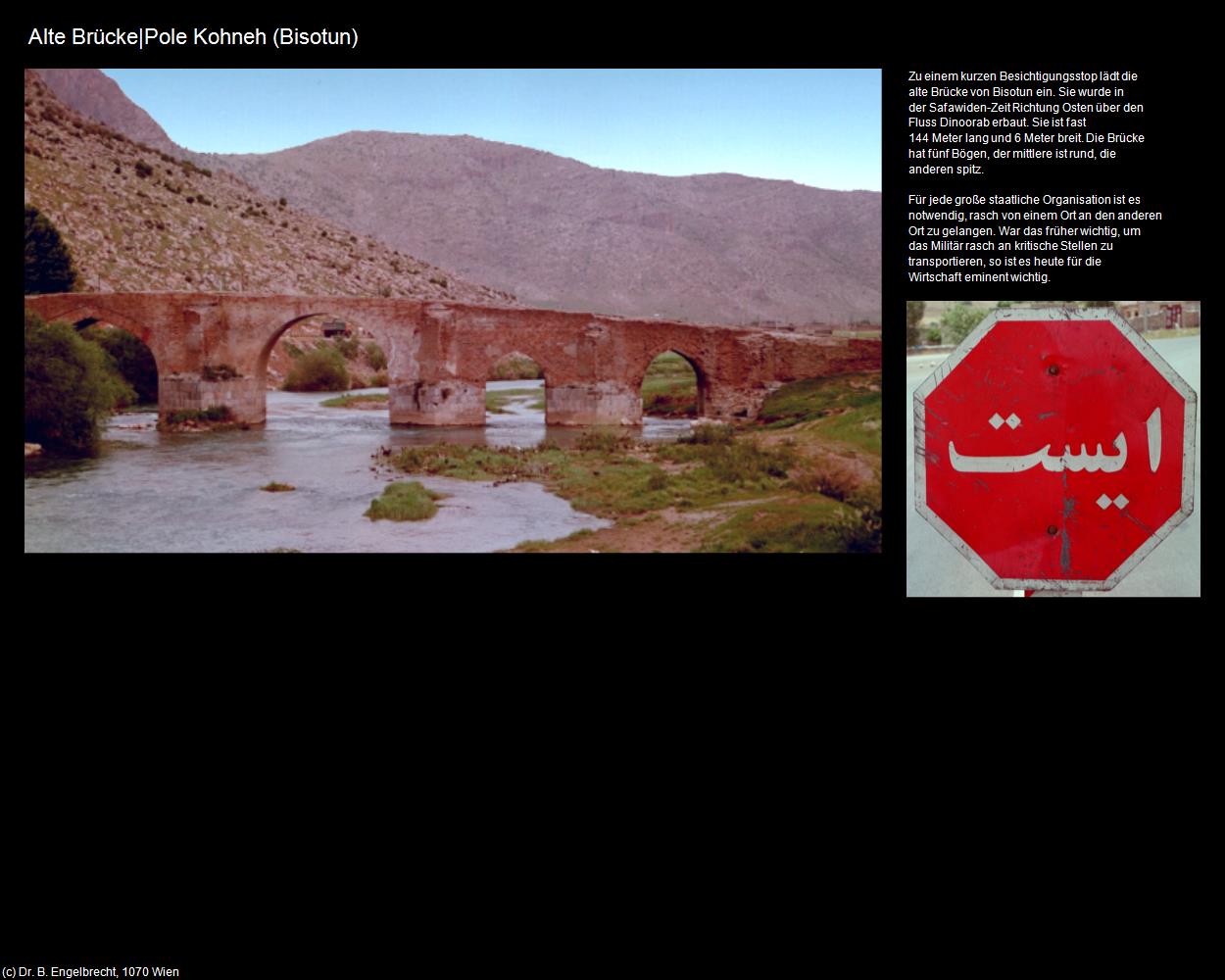 Alte Brücke  (Bisotun) in Iran