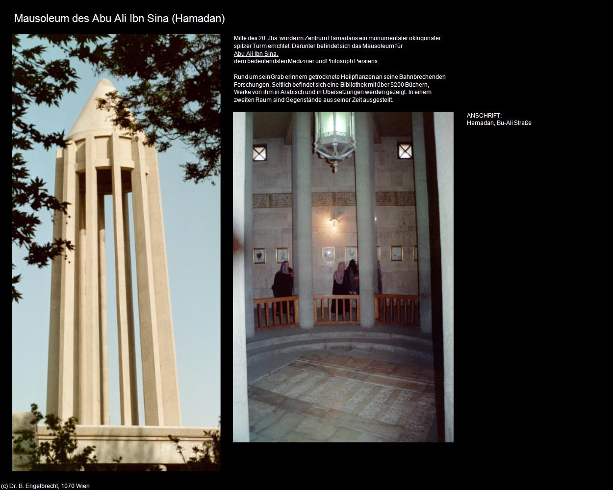 Mausoleum des Ibn Sina (Hamadan) in Iran(c)B.Engelbrecht
