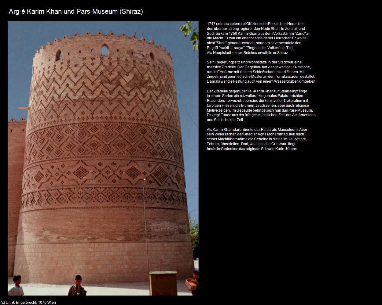 Arg-é Karim Khan und Pars-Museum (Shiraz) in Iran