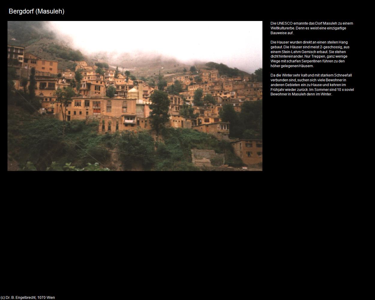 Bergdorf (Masuleh) in Iran