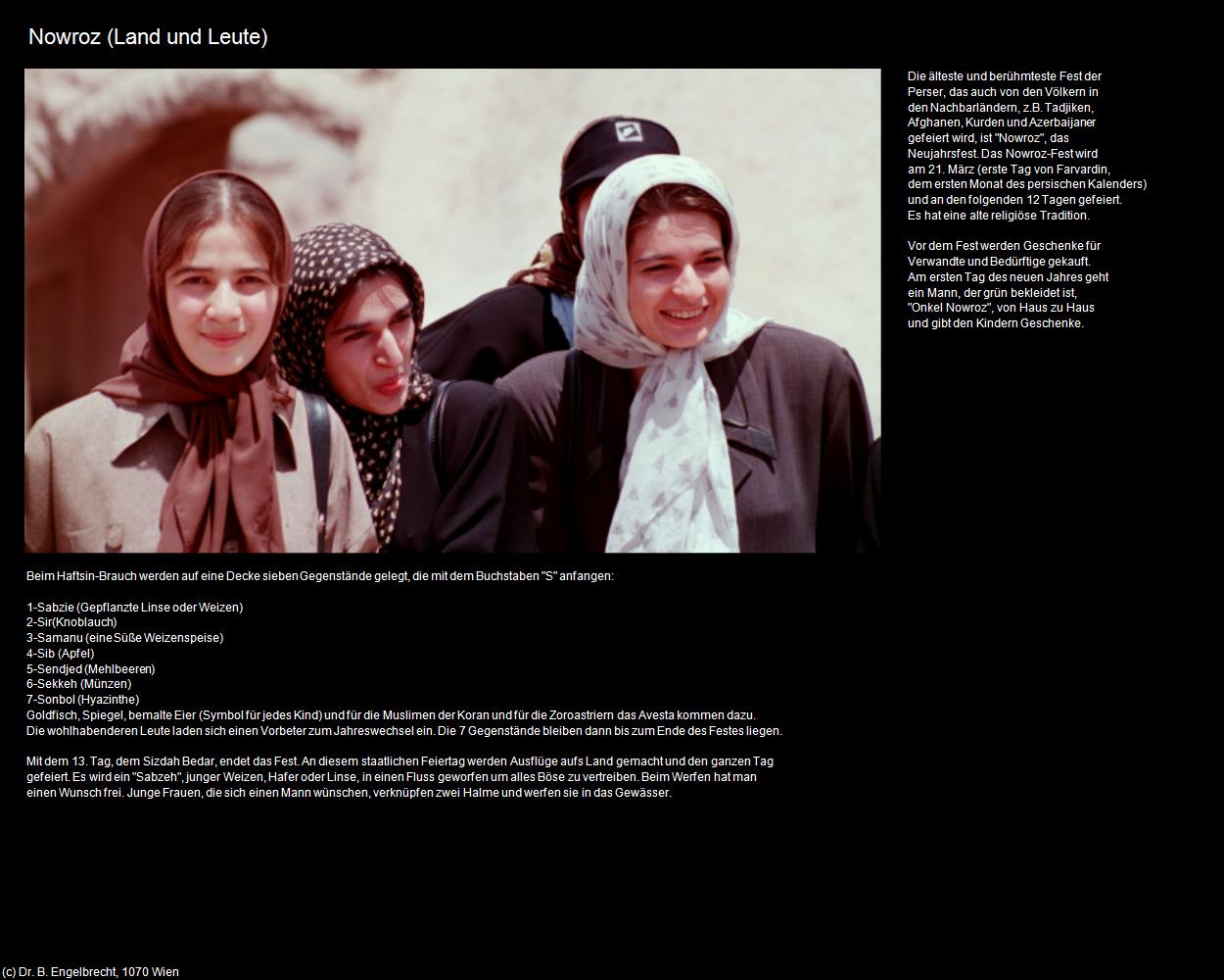 Nowroz (IRAN-Land und Leute) in Iran