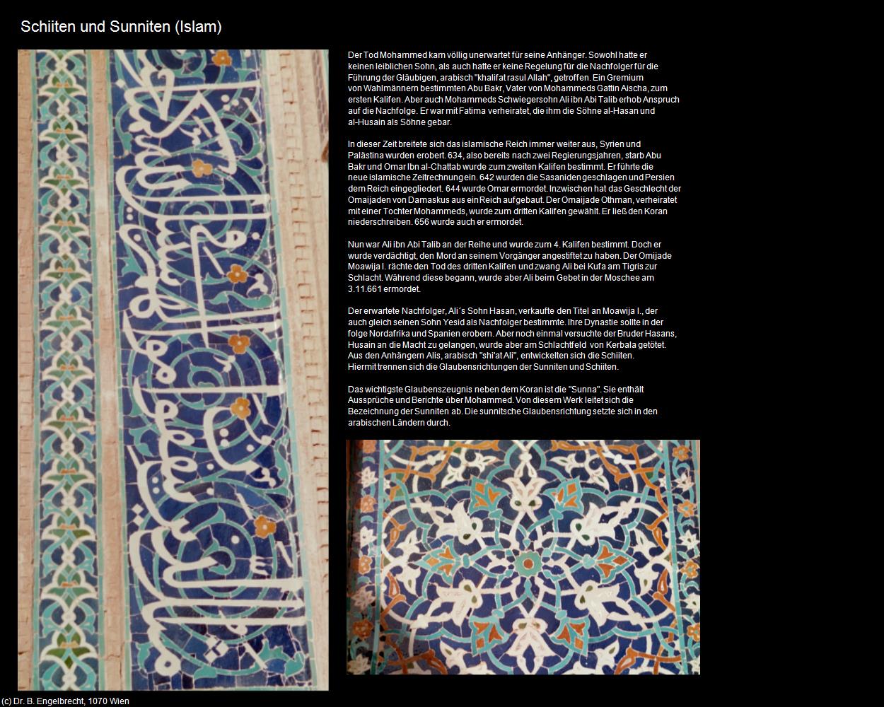 Schiiten und Sunniten (IRAN-Religion II - Islam) in Iran