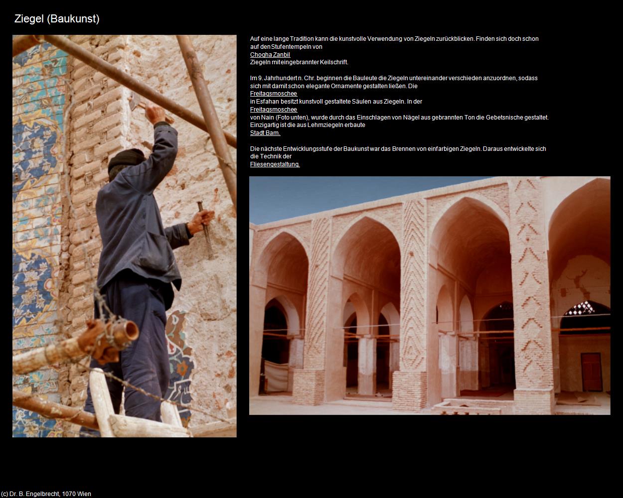 Ziegel (IRAN-Baukunst) in Iran(c)B.Engelbrecht