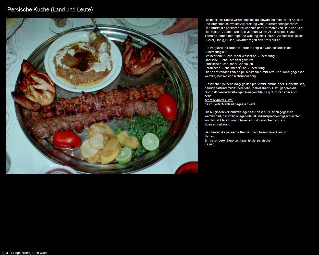 Persische Küche (IRAN-Land und Leute) in Iran(c)B.Engelbrecht