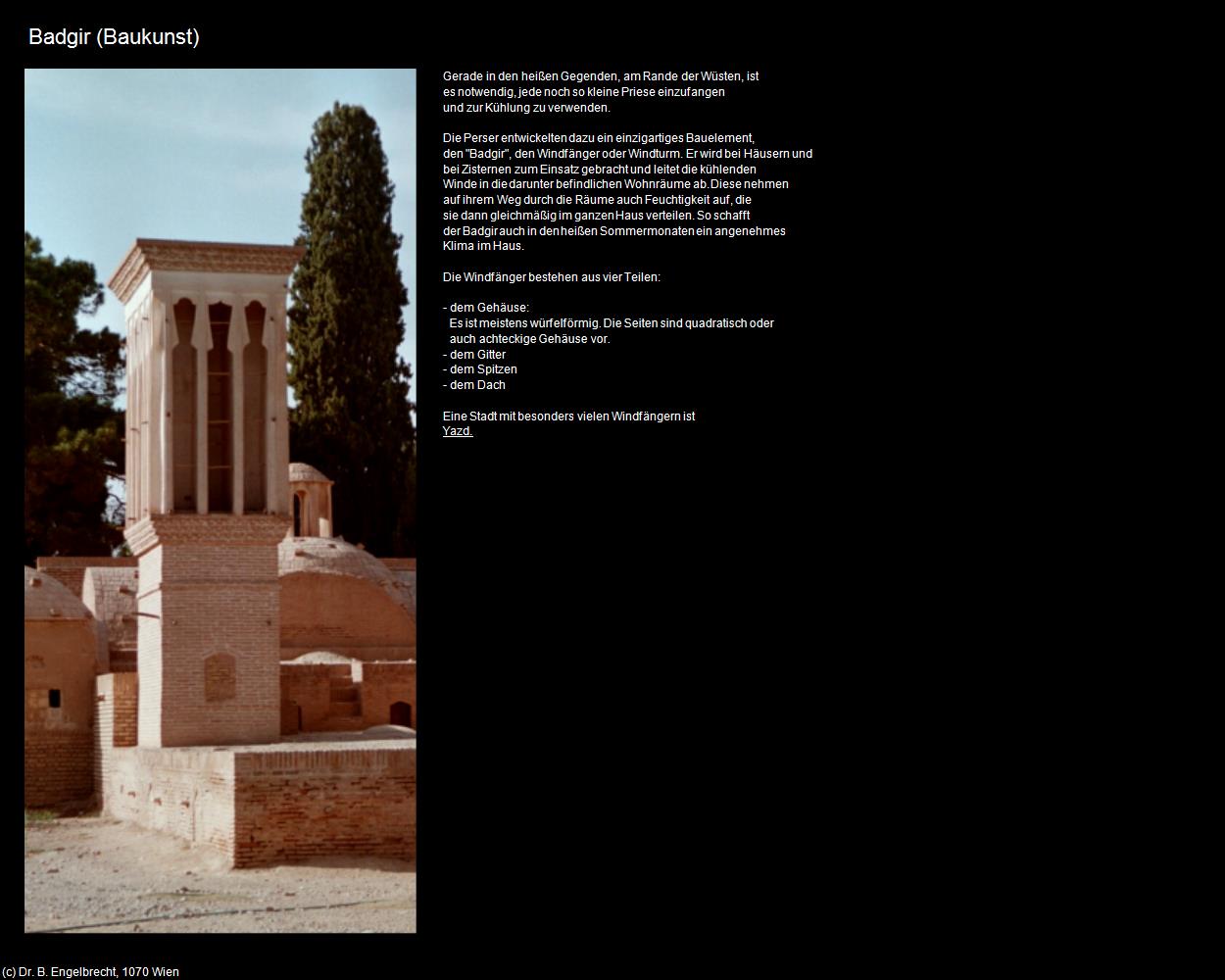 Badgir (IRAN-Baukunst) in Iran(c)B.Engelbrecht