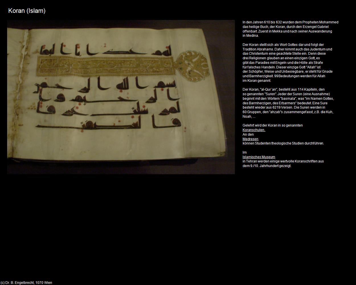 Koran (IRAN-Religion II - Islam) in Iran(c)B.Engelbrecht