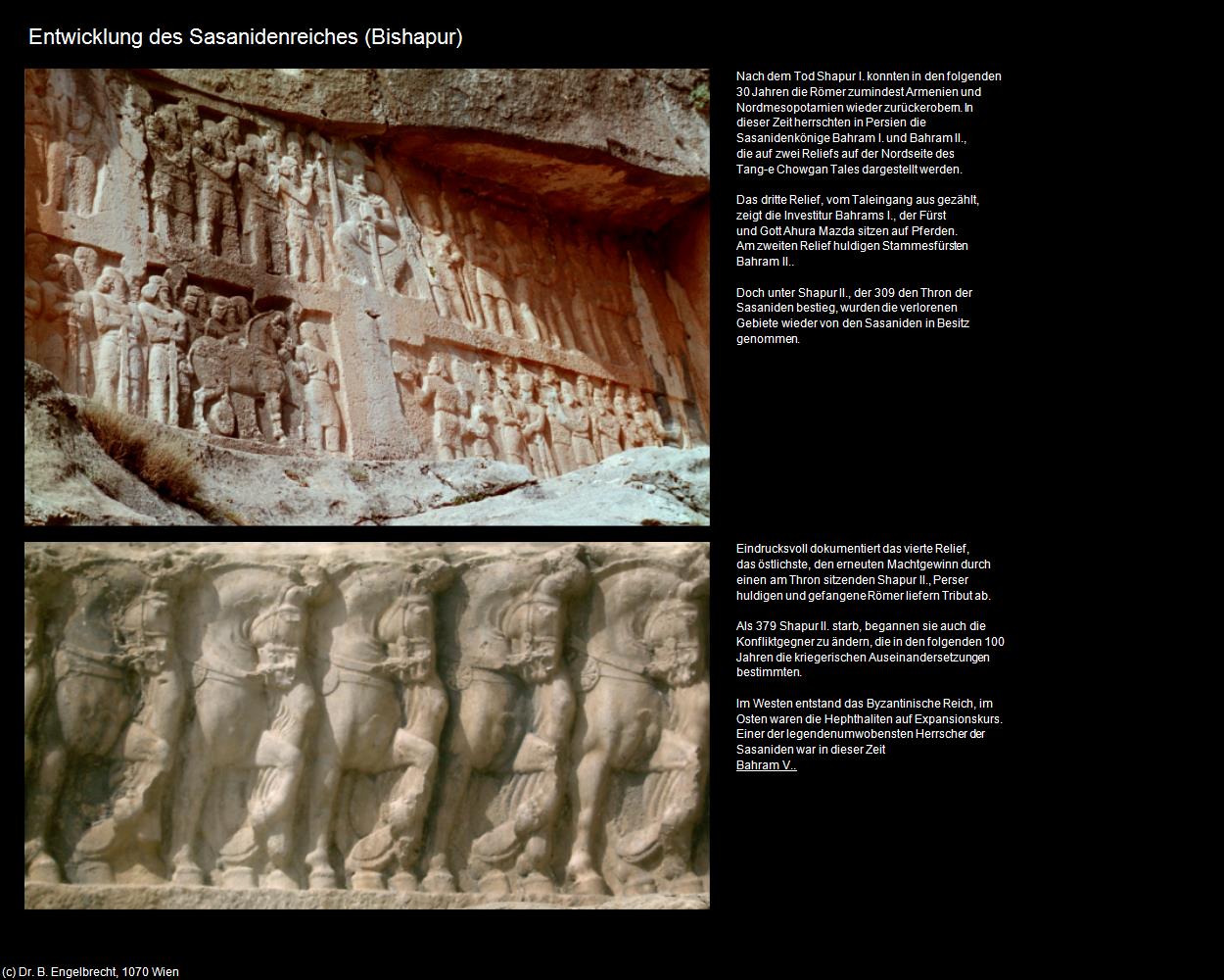 Entwicklung des Sasanidenreiches (Bishapur) in Iran(c)B.Engelbrecht