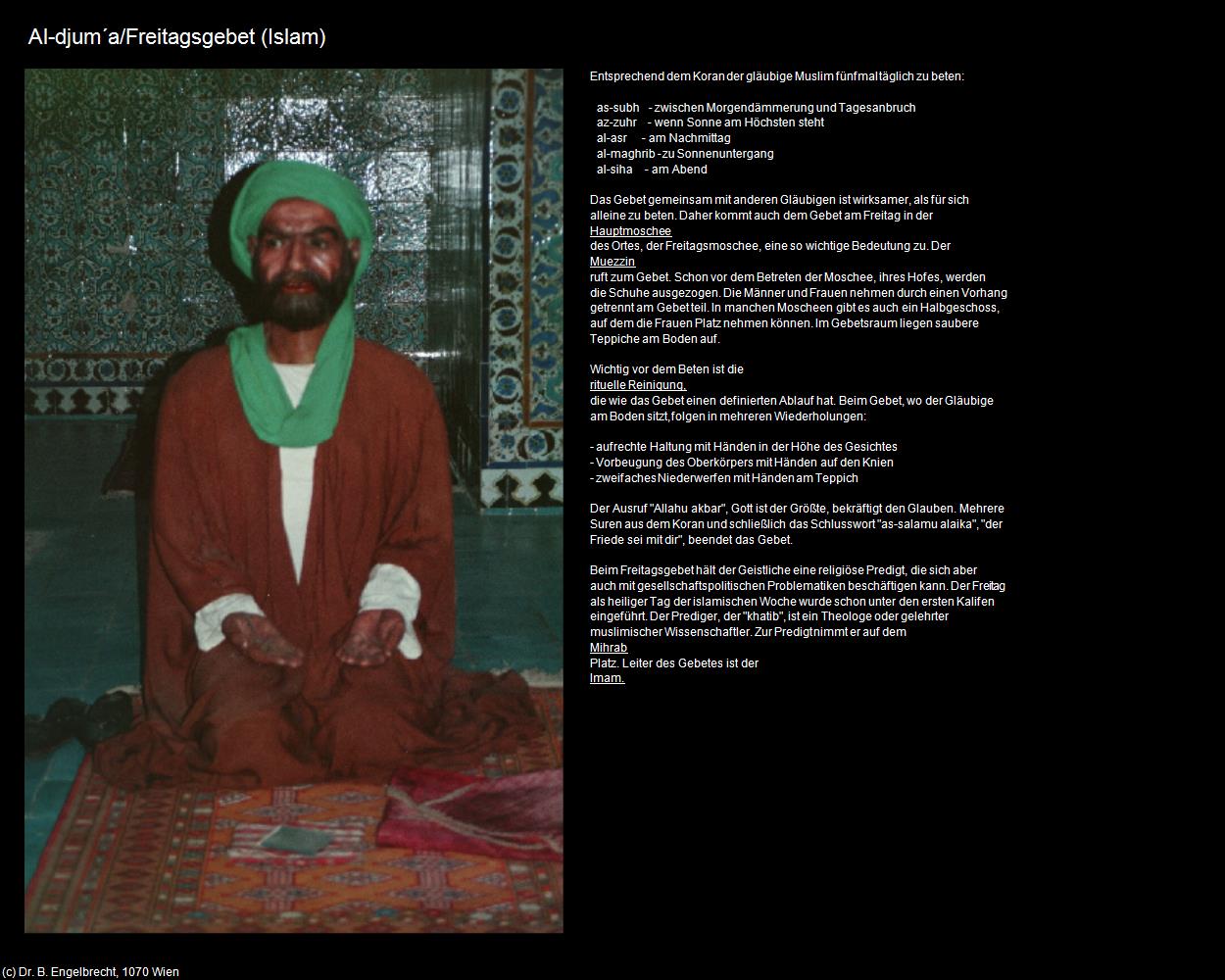 Freitagsgebet/Al-djum‘a (IRAN-Religion II - Islam) in Iran(c)B.Engelbrecht