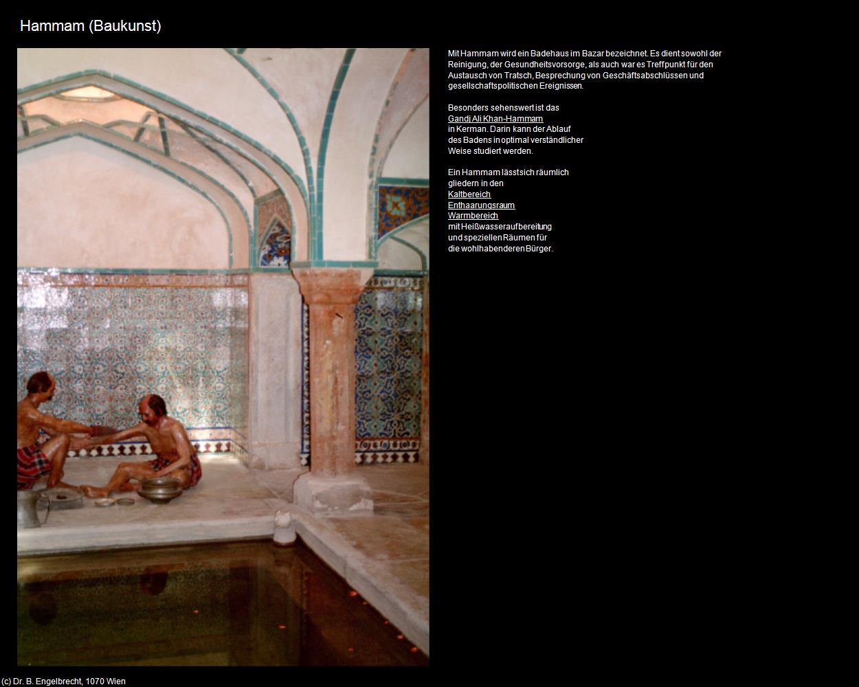 Hammam (IRAN-Baukunst) in Iran(c)B.Engelbrecht