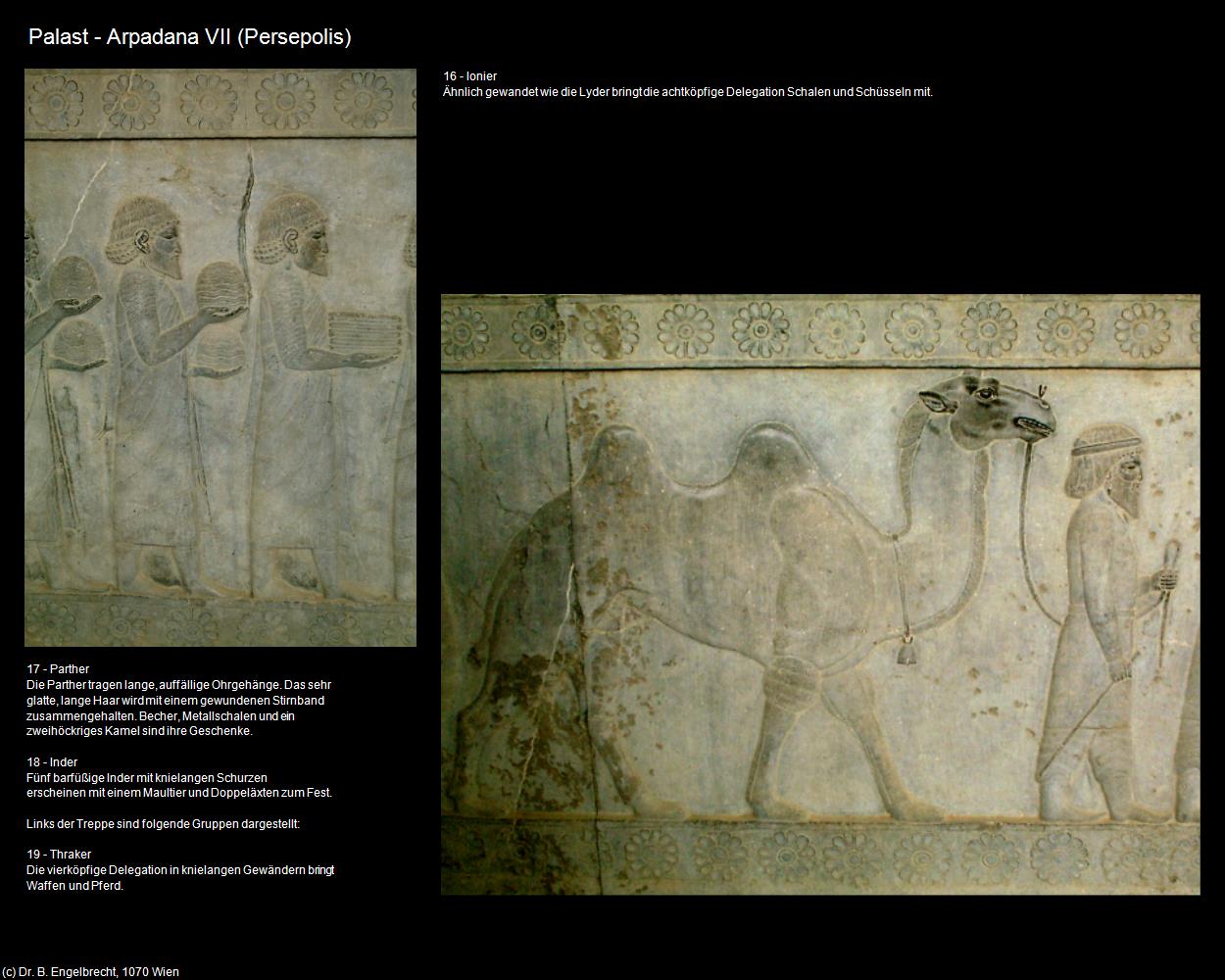 Palast - Arpadana VII (Persepolis) in Iran
