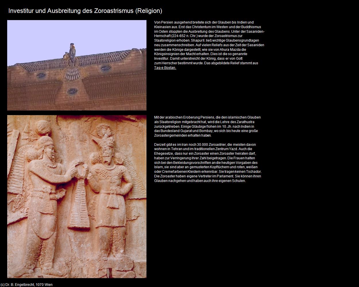 Investitur und Ausbreitung (Zoroastrismus) (IRAN-Religion I) in Iran(c)B.Engelbrecht