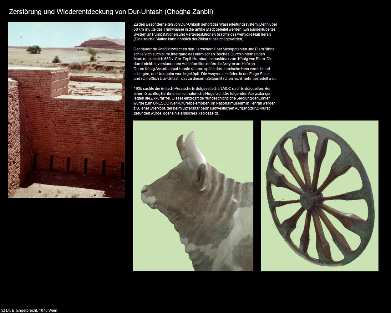 Zerstörung und Wiederentdeckung (Chogha Zanbil) in Iran