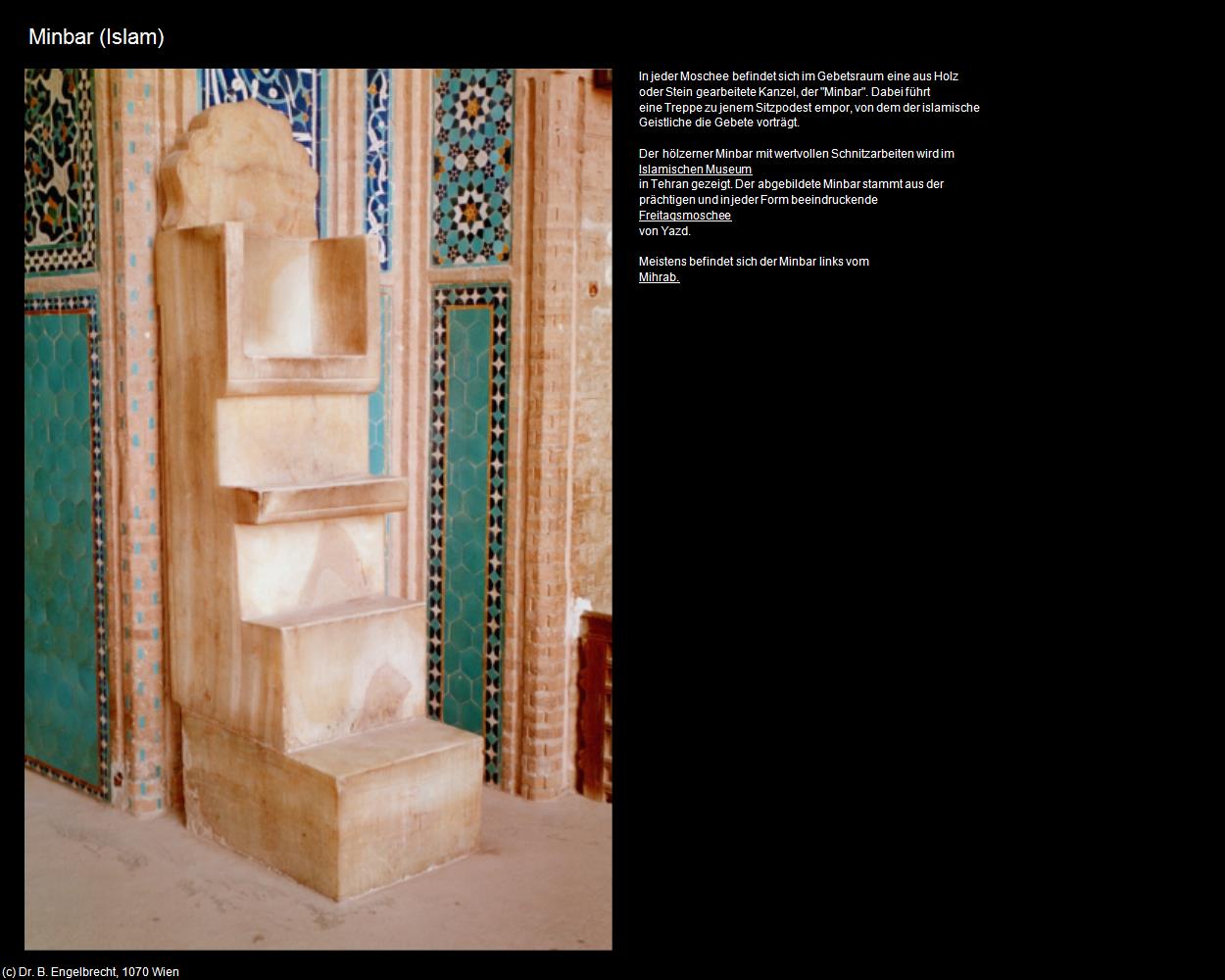 Minbar (IRAN-Religion II - Islam) in Iran(c)B.Engelbrecht