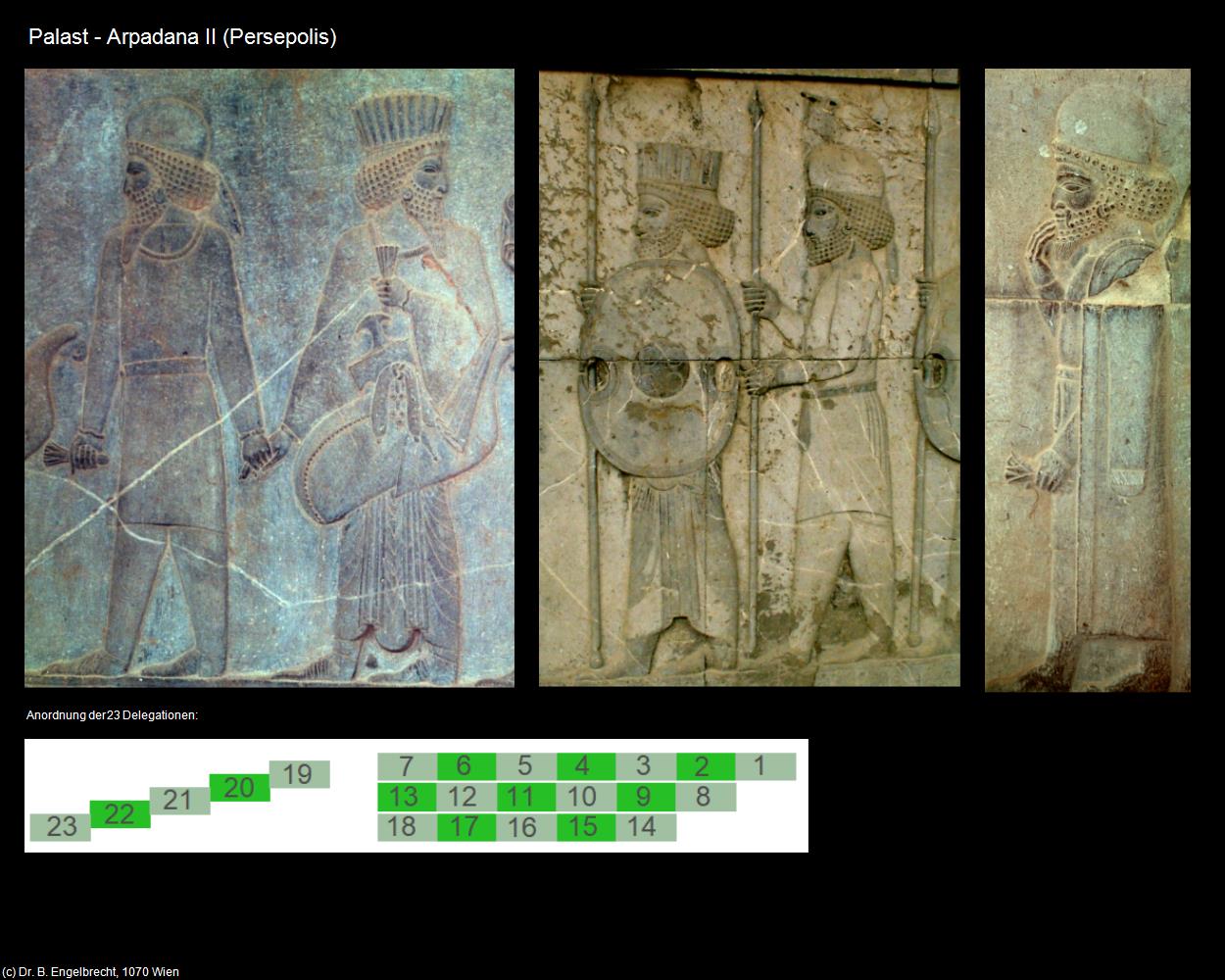 Palast - Arpadana II (Persepolis) in Iran