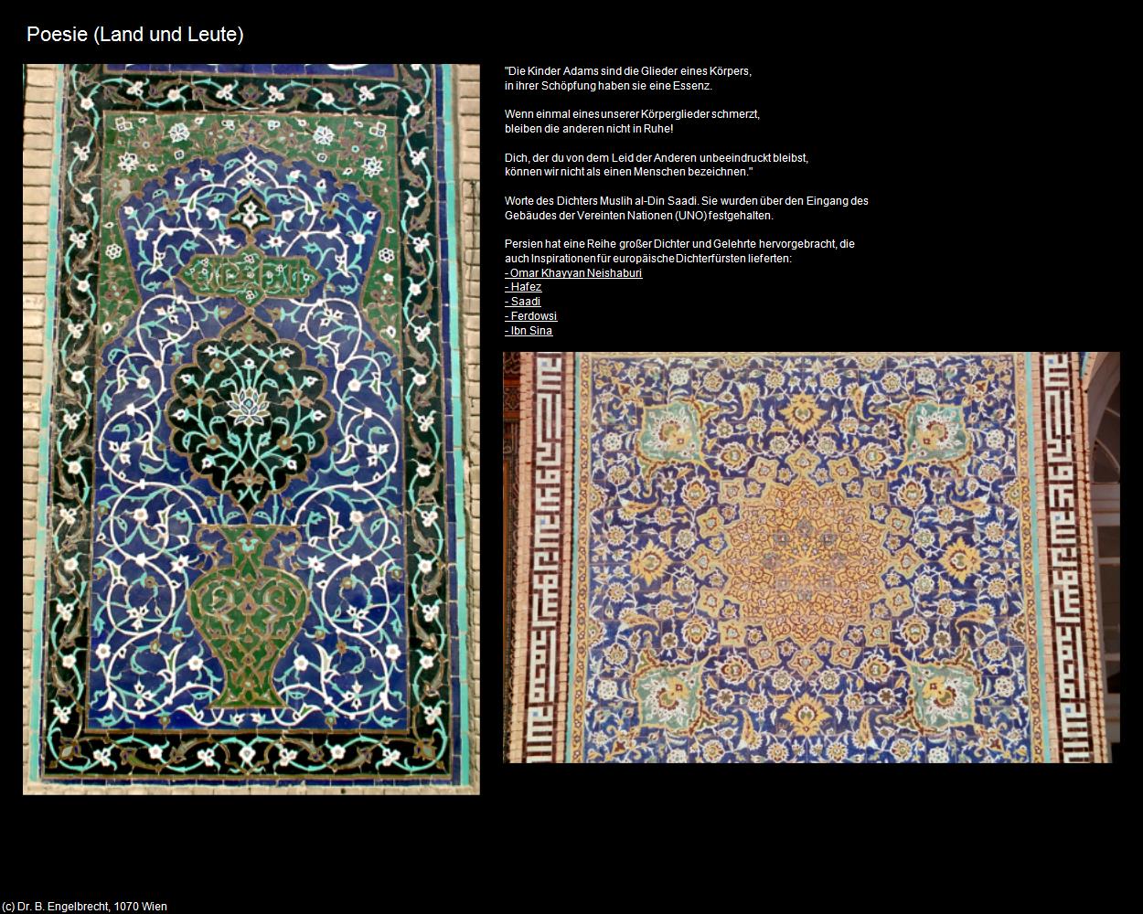 Poesie (IRAN-Land und Leute) in Iran(c)B.Engelbrecht