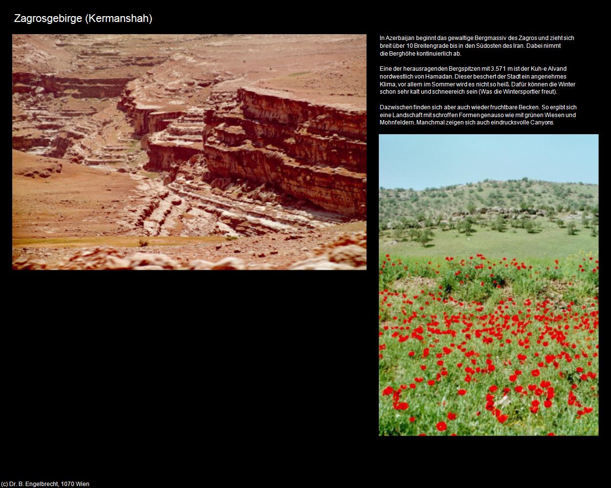 Zagrosgebirge (Kermanshah) in Iran
