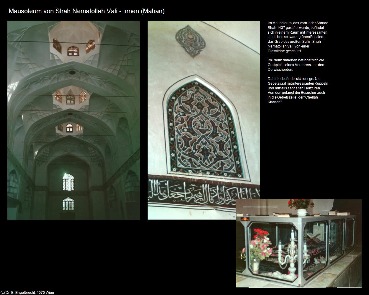 Mausoleum Shah Nematollah Vali II (Mahan) in Iran