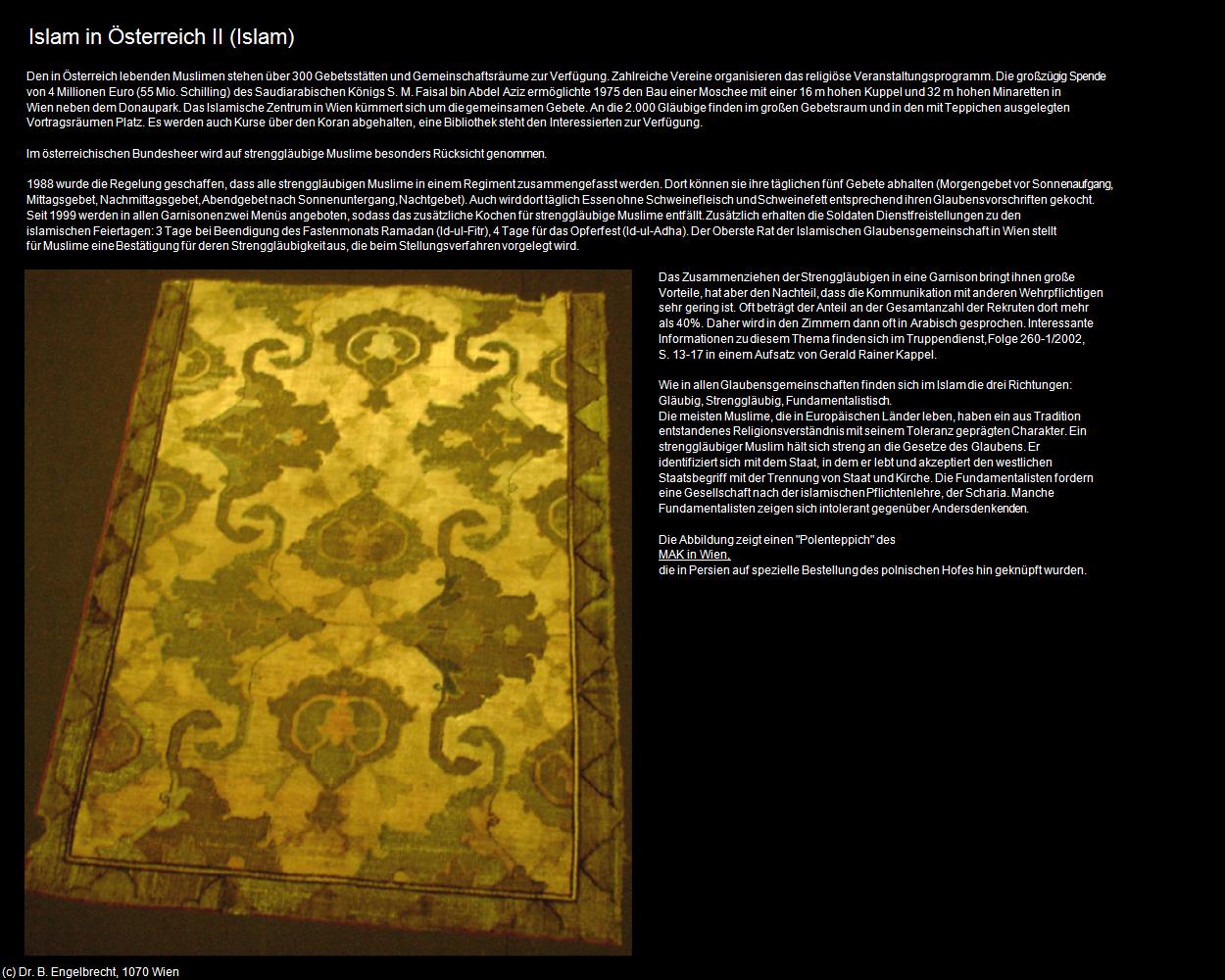 Islam in Österreich II (IRAN-Religion III - Islam in Österreich) in Iran(c)B.Engelbrecht