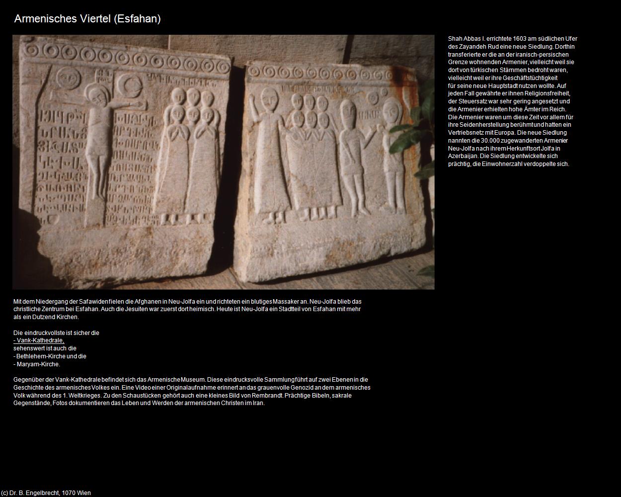 Armenisches Viertel (Esfahan) in Iran(c)B.Engelbrecht