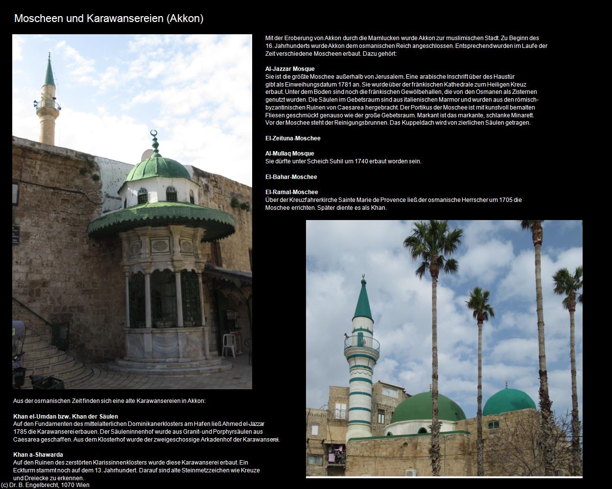 Moscheen und Karawansereen (Akkon) in Kulturatlas-ISRAEL