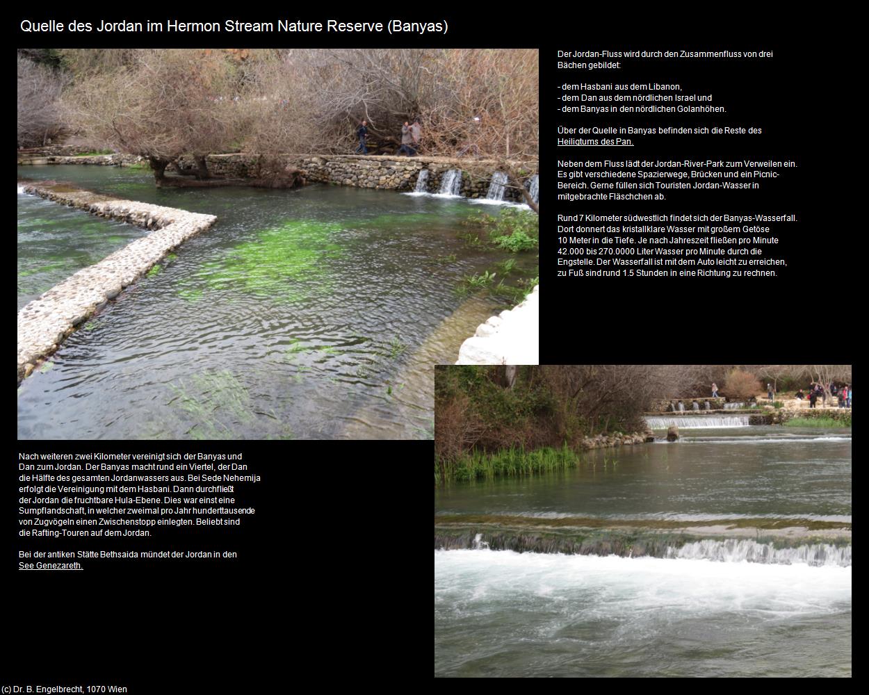 Quelle des Jordan im Hermon Stream Nature Reserve (Banyas) in Kulturatlas-ISRAEL(c)B.Engelbrecht