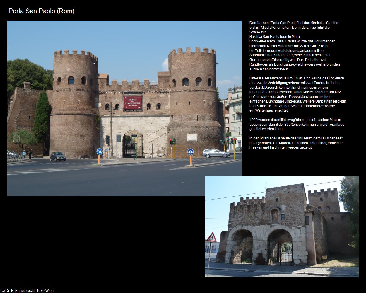 Porta San Paolo (Rom-08-Vor den Mauern ...) in ROM(c)B.Engelbrecht