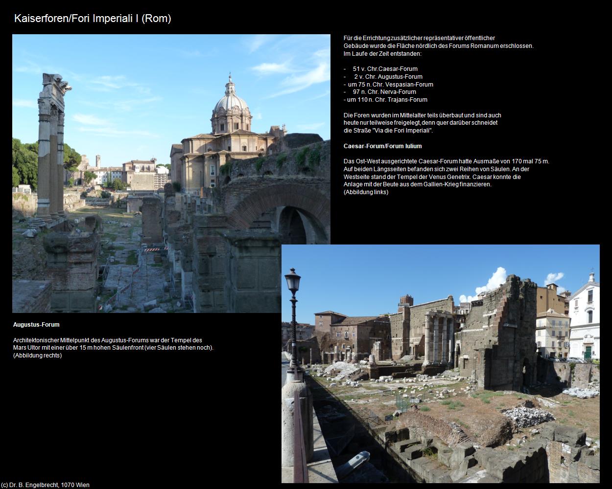 Kaiserforen/Fori Imperiali I  (Rom-04-Forum Romanum und Umgebung) in ROM