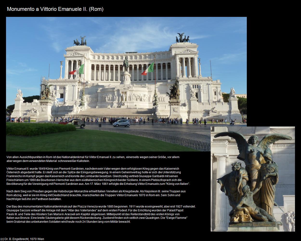 Monumento Vittorio Emanuele II.   (Rom-04-Forum Romanum und Umgebung) in ROM